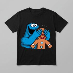 Krümelmonster frisst Lebkuchenmann